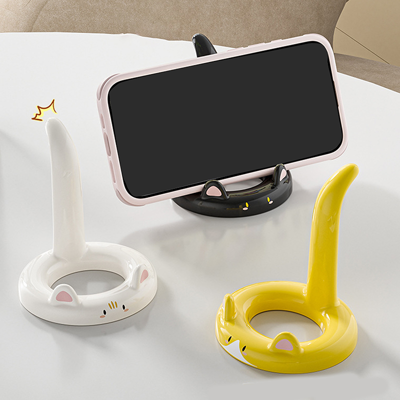 Cute And Sweet Cartoon Cat Mob - огляд і ціна Desk Setup Decor