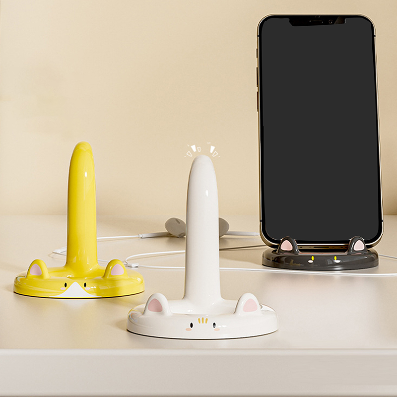 Cute And Sweet Cartoon Cat Mob - огляд і ціна Desk Setup Decor