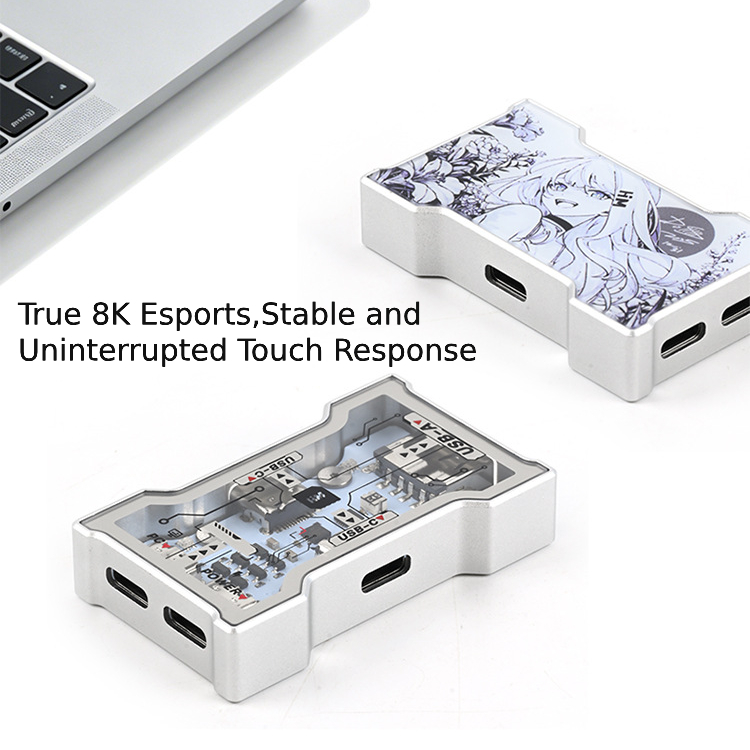 RGB USB Hub 2 Input 3 Output A - огляд і ціна Desk Setup Keyboard