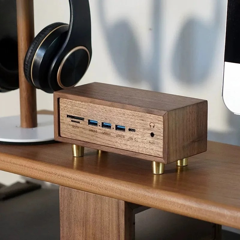 Creative Desk‑Setup Solid Wood - огляд і ціна Desk Setup Black And Wood