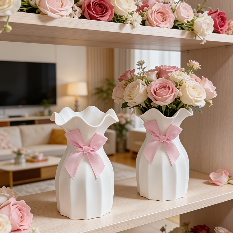 1PC Water Ripple Plastic Vase  - огляд і ціна Desk Setup Plant
