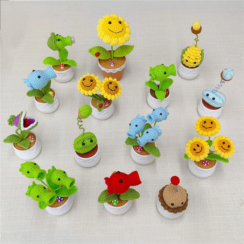 Plants Zombies Sunflower Pea F - огляд і ціна Desk Setup Plant
