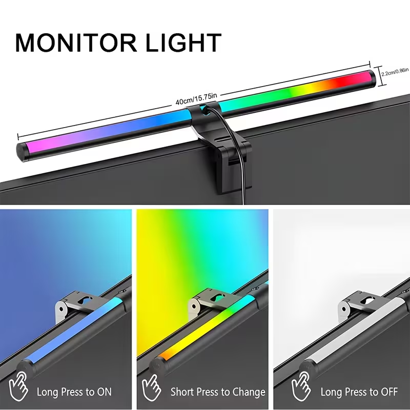 Monitor Light Bar RGB Lightbar - огляд і ціна Setup Desk Monitor