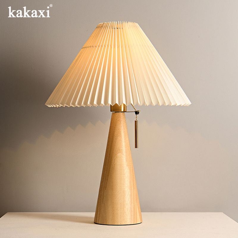 Retro Solid Wood Table Lamp No - огляд і ціна Desk Setup Vintage