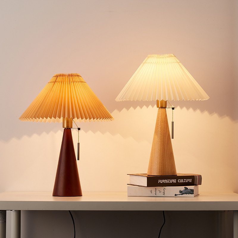Retro Solid Wood Table Lamp No - огляд і ціна Desk Setup Vintage