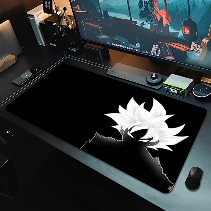 DBZ Black Anime Mouse Pad Drag - огляд і ціна Desk Setup Mat