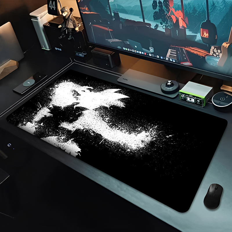 DBZ Black Anime Mouse Pad Drag - огляд і ціна Desk Setup Mat
