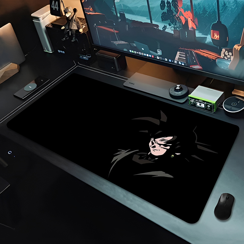 DBZ Black Anime Mouse Pad Drag - огляд і ціна Desk Setup Mat