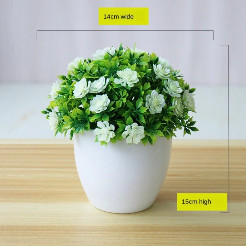 1pc Artificial Plants Bonsai S - огляд і ціна Desk Setup Plant
