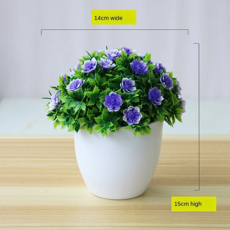 1pc Artificial Plants Bonsai S - огляд і ціна Desk Setup Plant