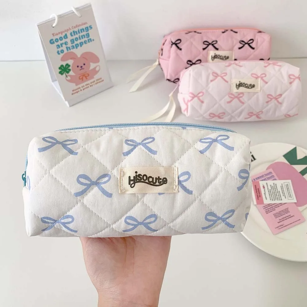 Bowknot Bow Stationery Bag Des - огляд і ціна Korean Desk Setup