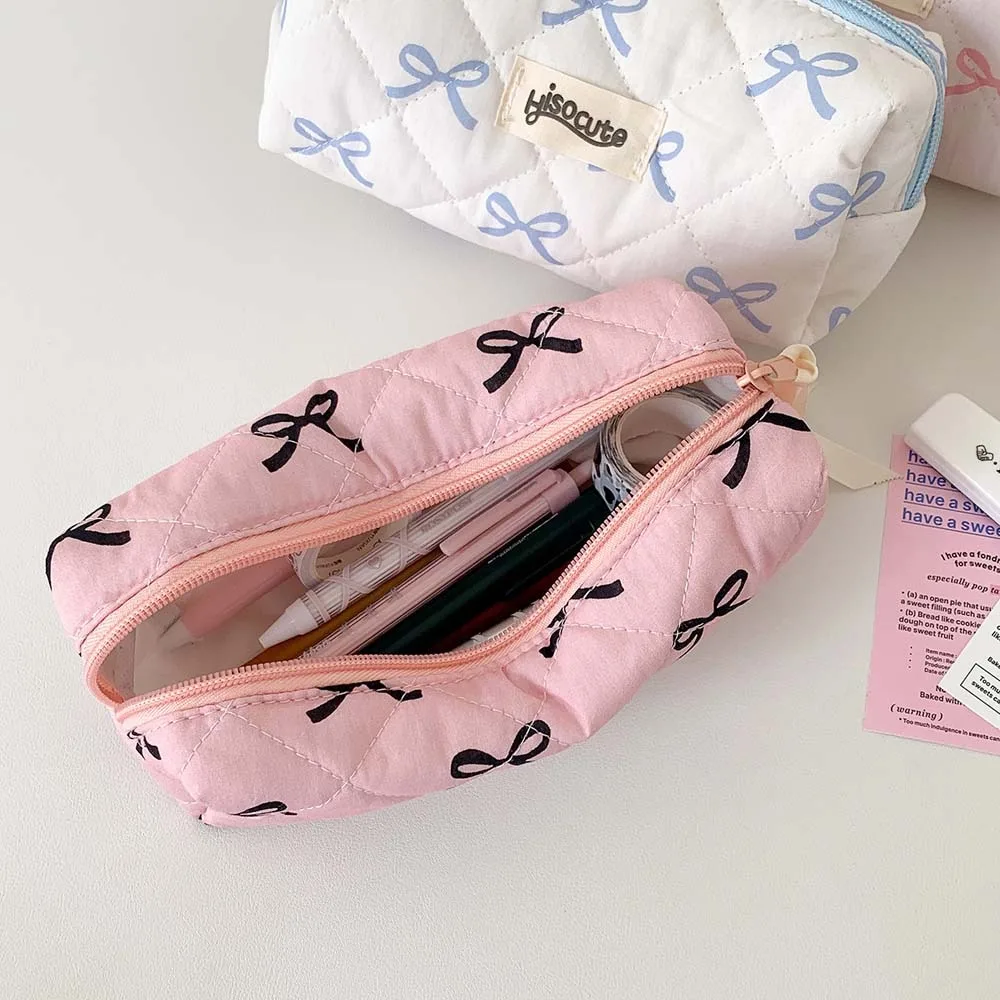 Bowknot Bow Stationery Bag Des - огляд і ціна Korean Desk Setup