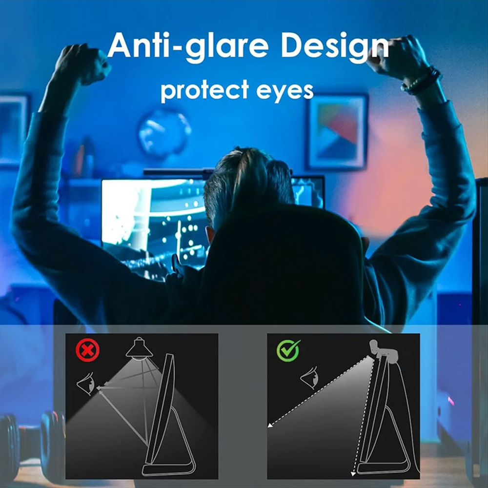 2PCS RGB Monitor Light Bar Set - огляд і ціна Setup Desk Monitor