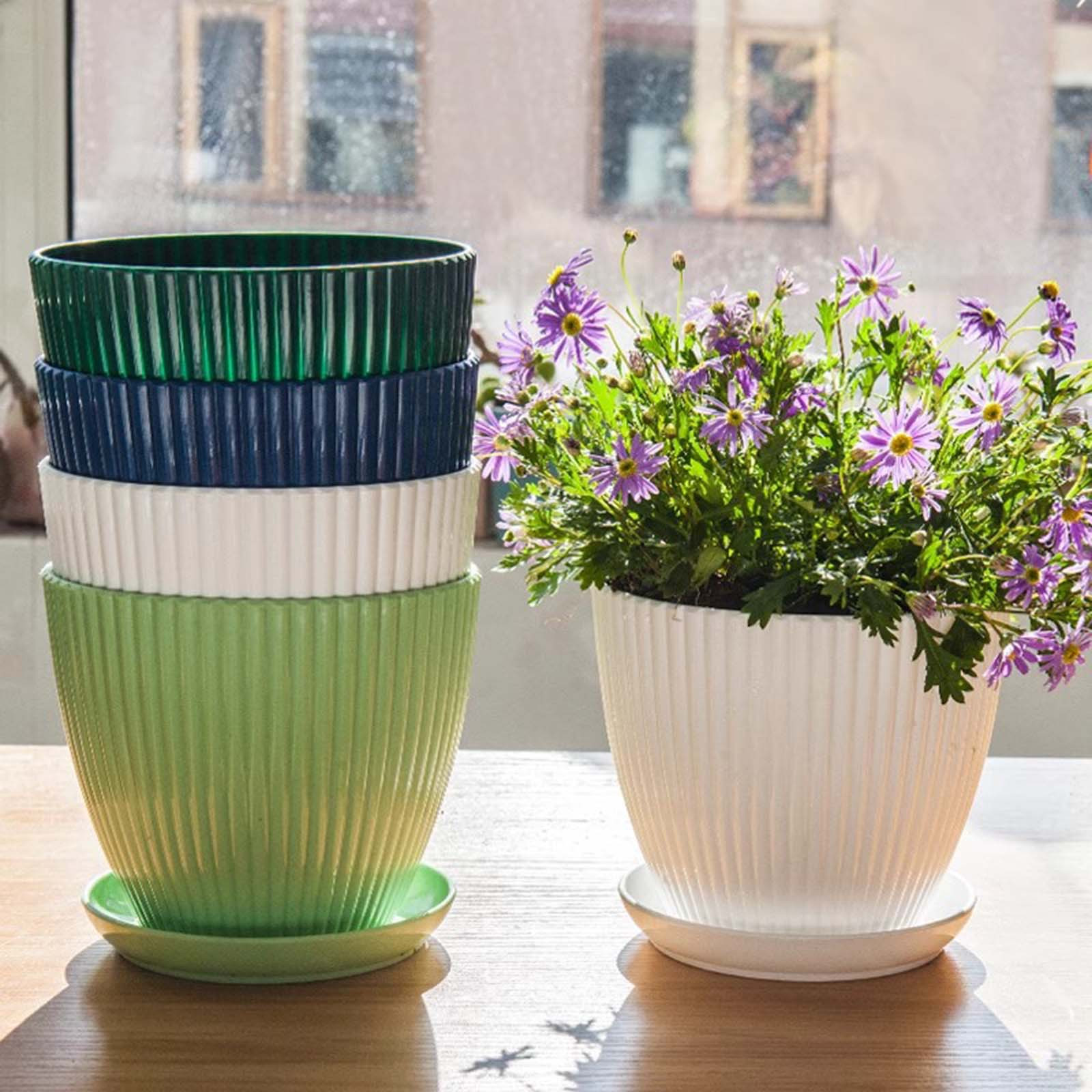 Vertical Striped Thickened Pla - огляд і ціна Desk Setup Plant