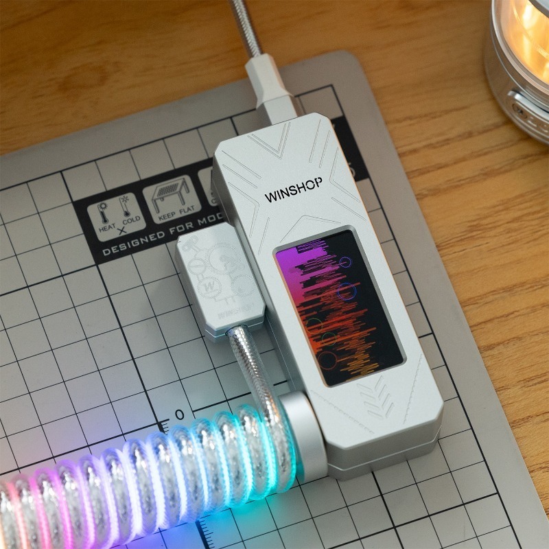 WINSHOP Aviation Plug Cable Cu - огляд і ціна Desk Setup Keyboard