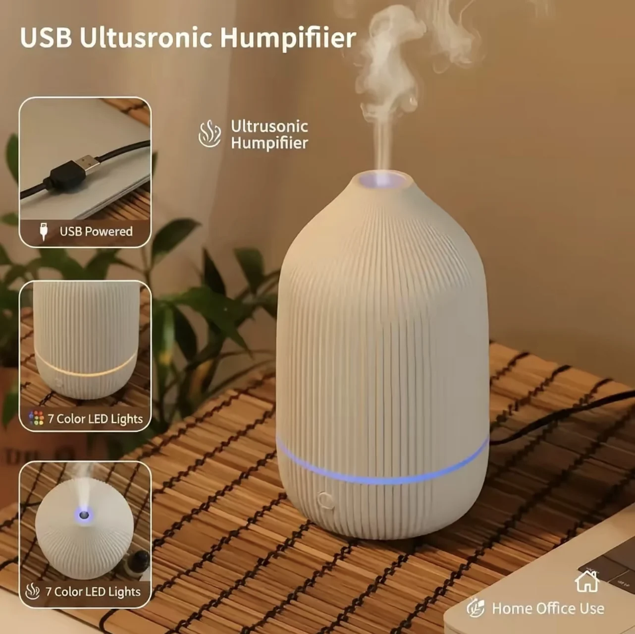 USB Powered Ultrasonic Aroma D - огляд і ціна Desk Setup Essentials