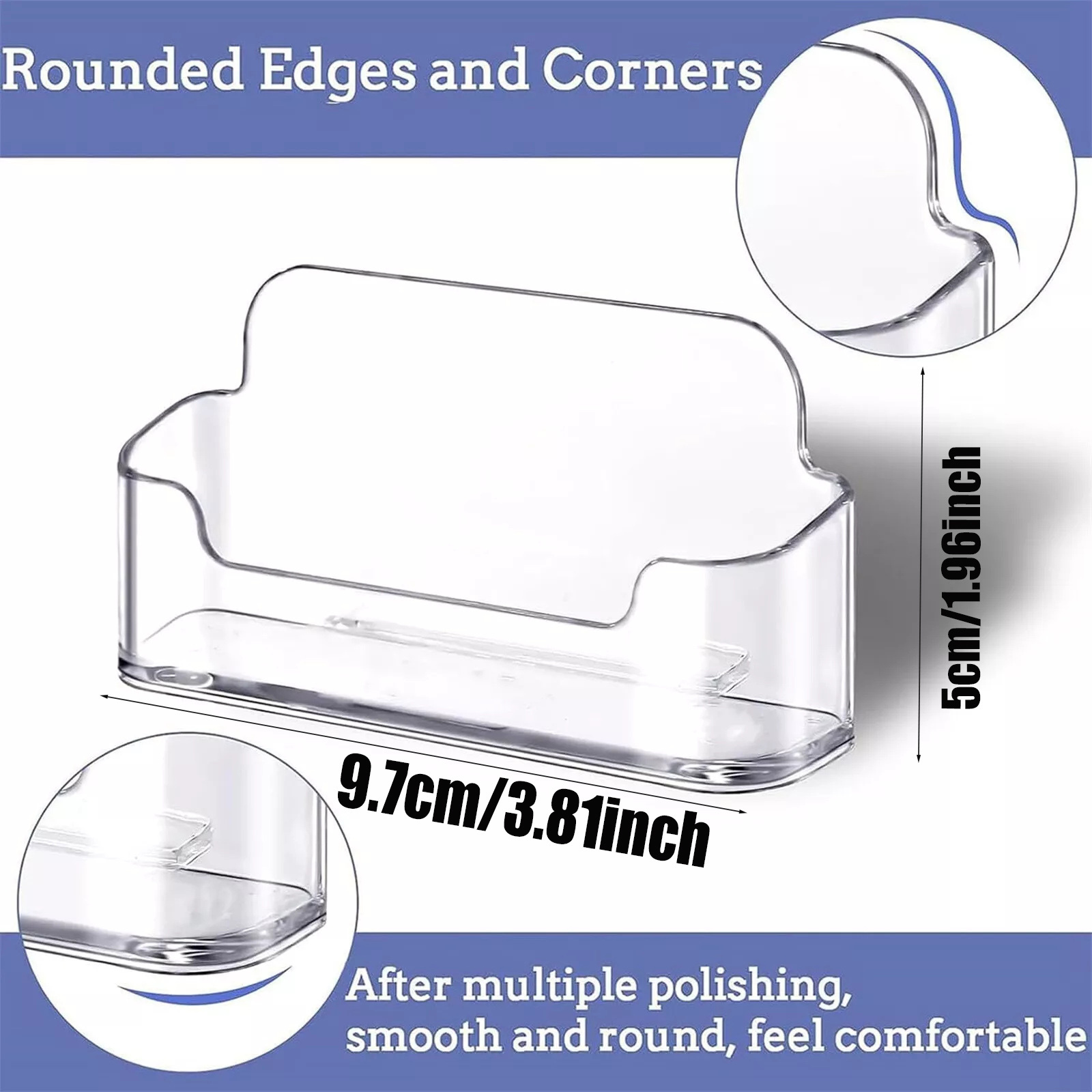 2pcs Clear Acrylic Business Ca - огляд і ціна Desk Setup Essentials