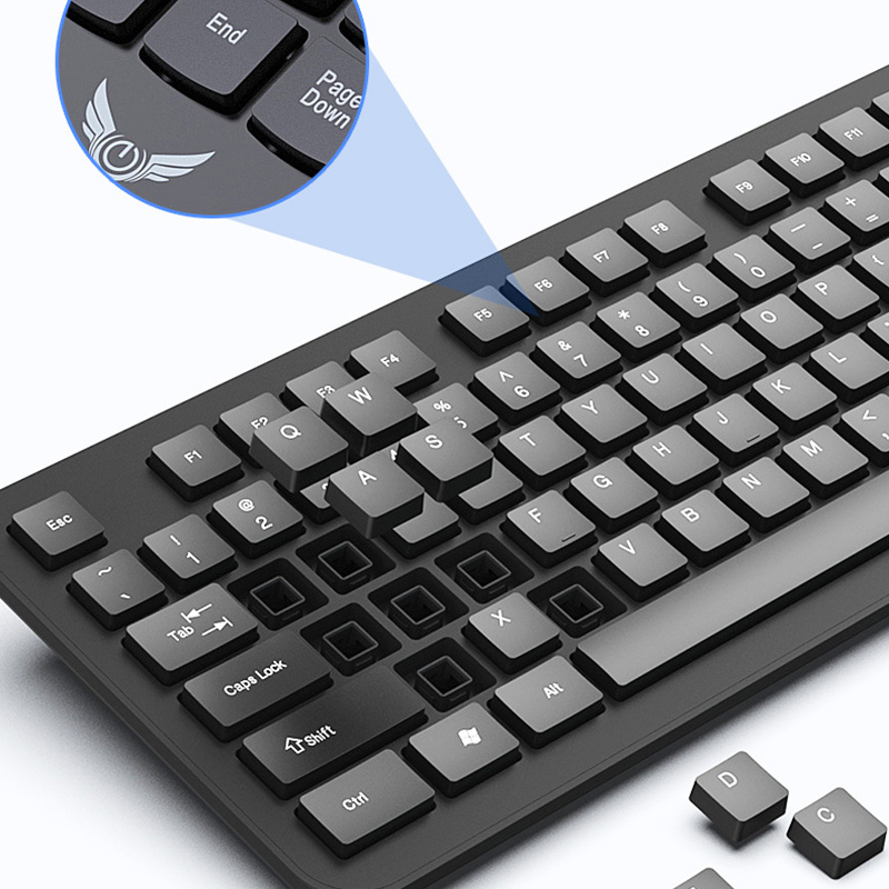 2.4G Wireless Keyboard Mouse S - огляд і ціна Desk Setup Keyboard