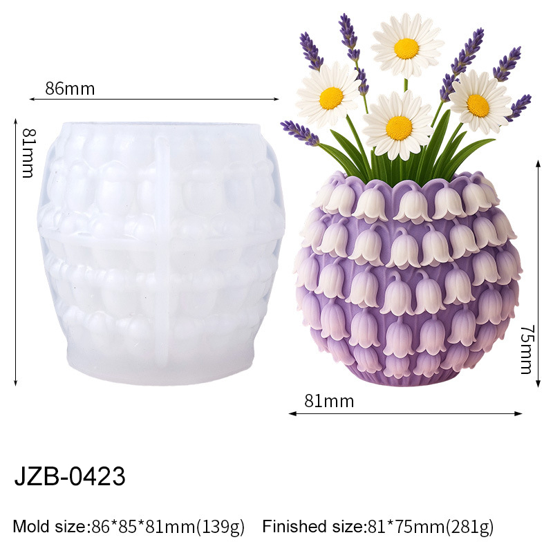 3D Lily of the Valley Vase Sil - огляд і ціна Desk Setup Plant