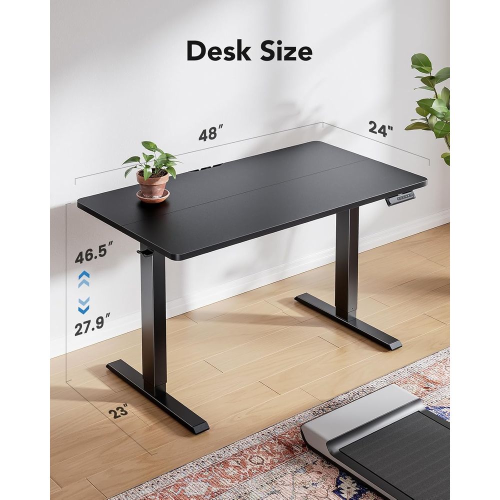 Electric Standing Desk, 47 x 2 - огляд і ціна Desk Setup Height