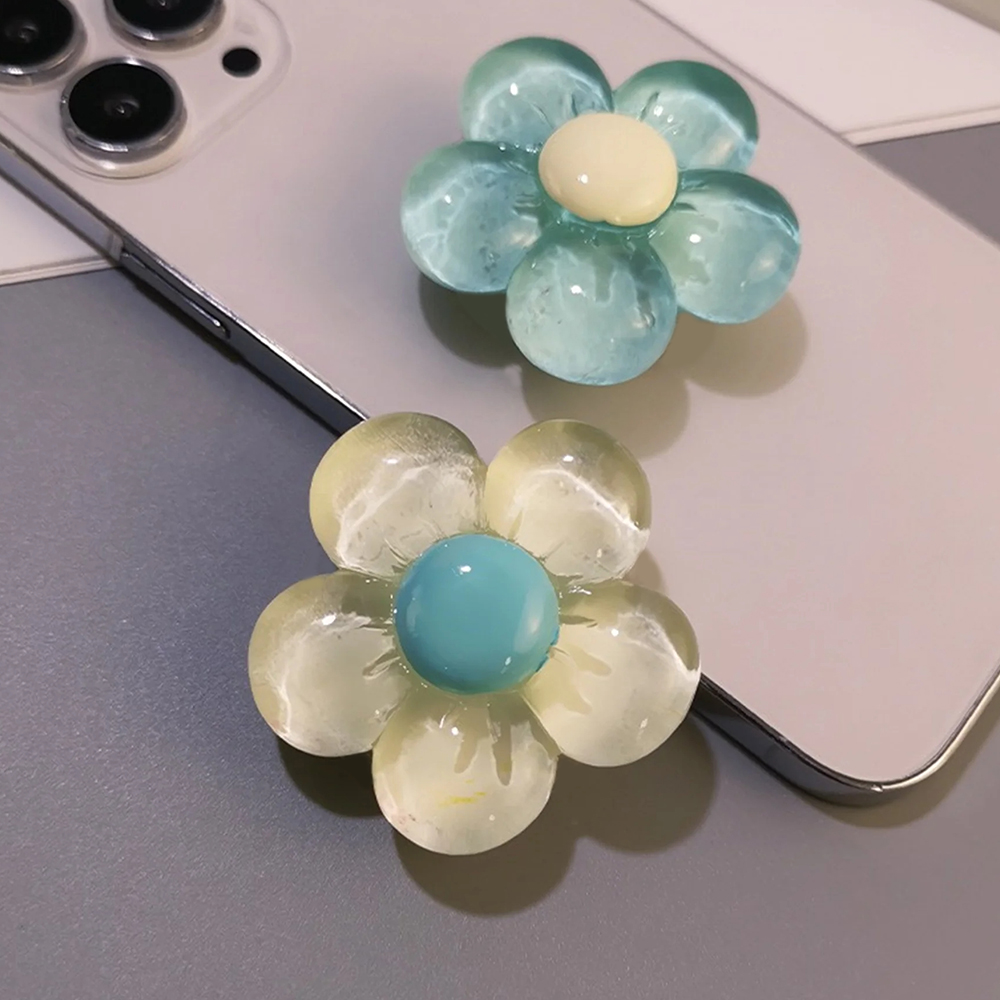 Korean Cute 3D Transparent Flo - огляд і ціна Korean Desk Setup