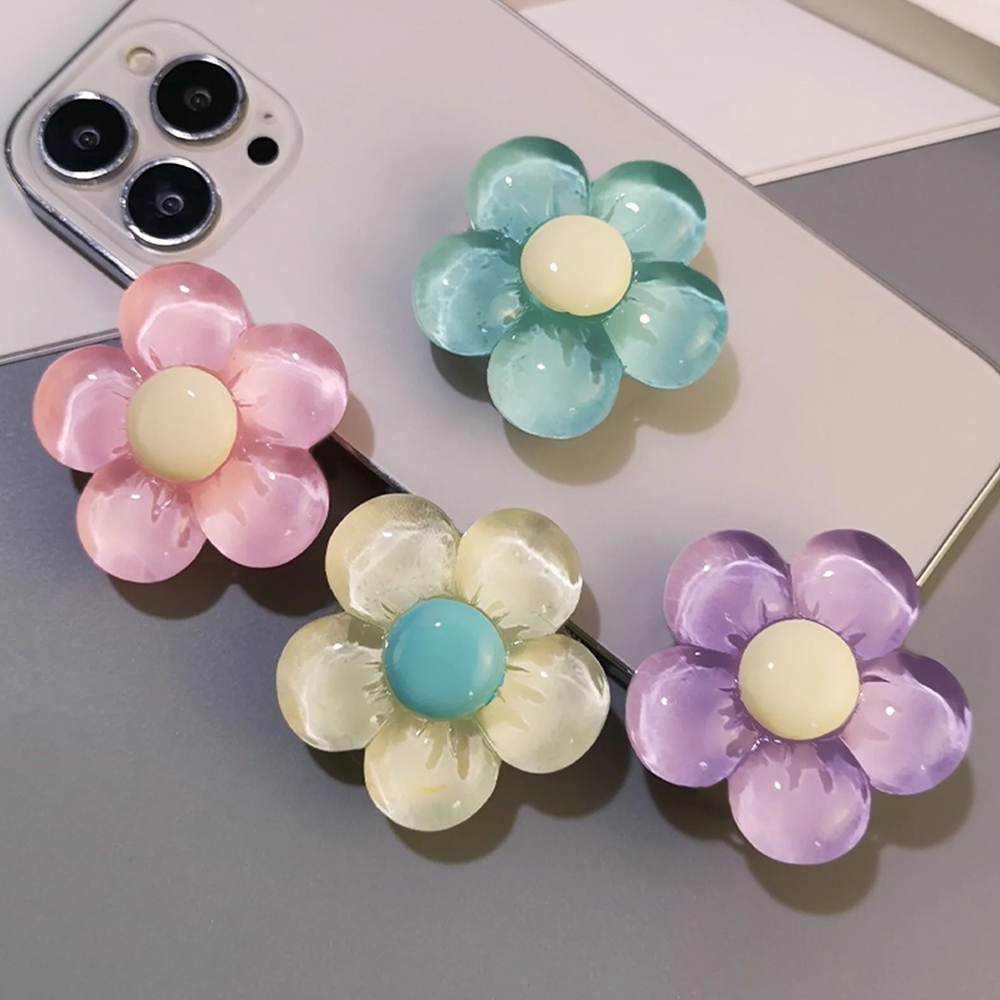 Korean Cute 3D Transparent Flo - огляд і ціна Korean Desk Setup