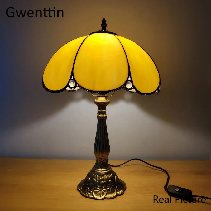 Vintage Tiffany Table Lamps Me - огляд і ціна Desk Setup Vintage