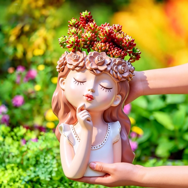 Contemplative Flower Fairy Vas - огляд і ціна Desk Setup Plant