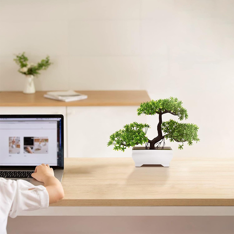 Artificial Bonsai Plastic Bion - огляд і ціна Desk Setup Plant