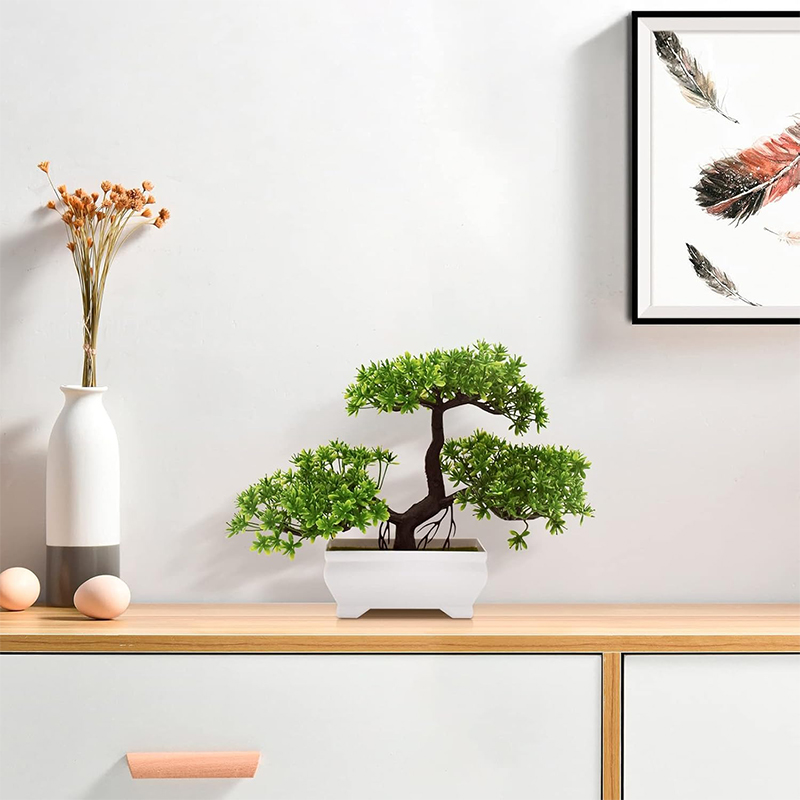 Artificial Bonsai Plastic Bion - огляд і ціна Desk Setup Plant