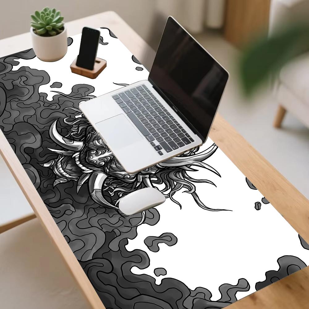 Oni Hannya Mouse Pad Large Set - огляд і ціна Desk Setup Keyboard