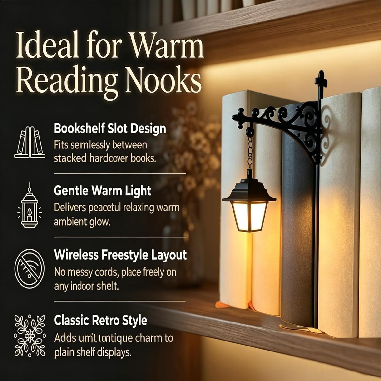 Bookshelf Lamp Vintage LED War - огляд і ціна Desk Setup Vintage