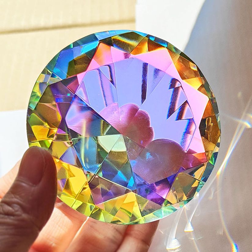 30-80mm AB Colorful K9 Crystal - огляд і ціна Korean Desk Setup