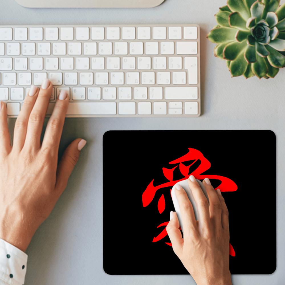 E-Sports Mousepad Chinese Char - огляд і ціна Korean Desk Setup