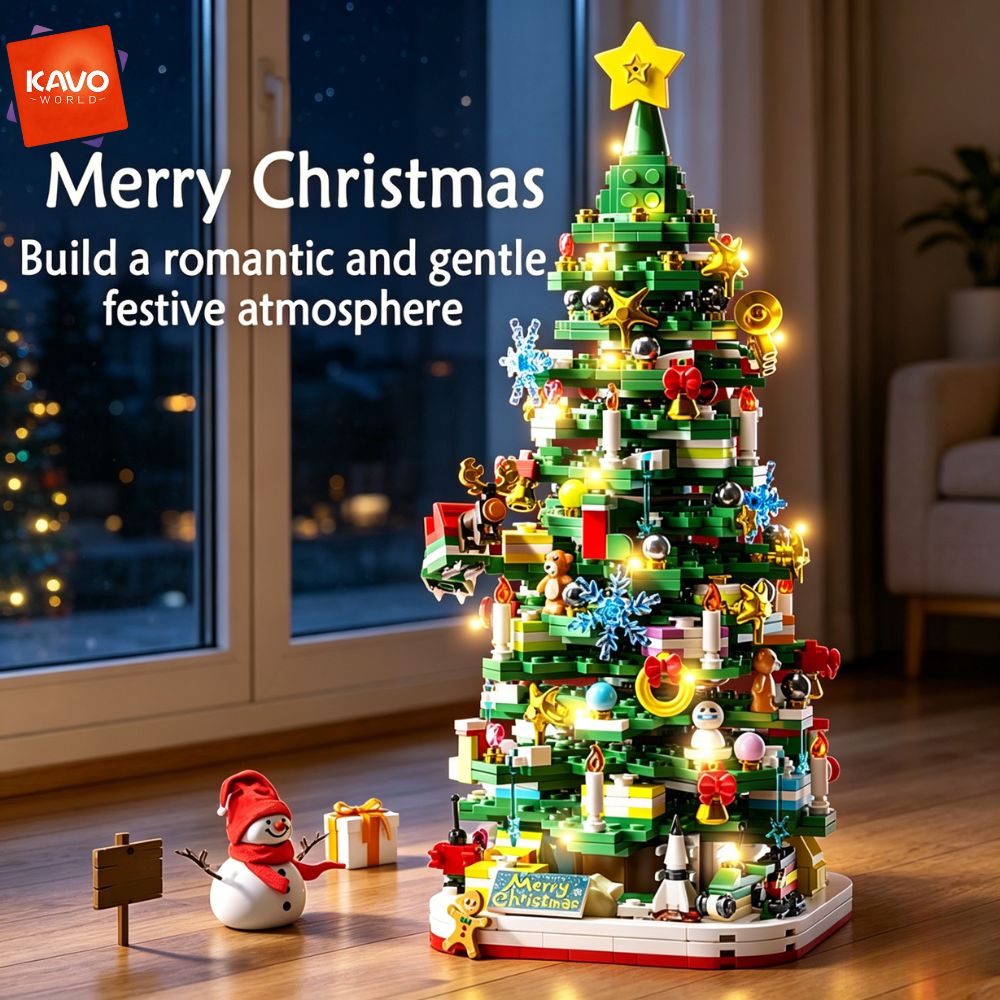 KAVOWORLD 1024pcs Christmas Tr - огляд і ціна Desk Setup Needs
