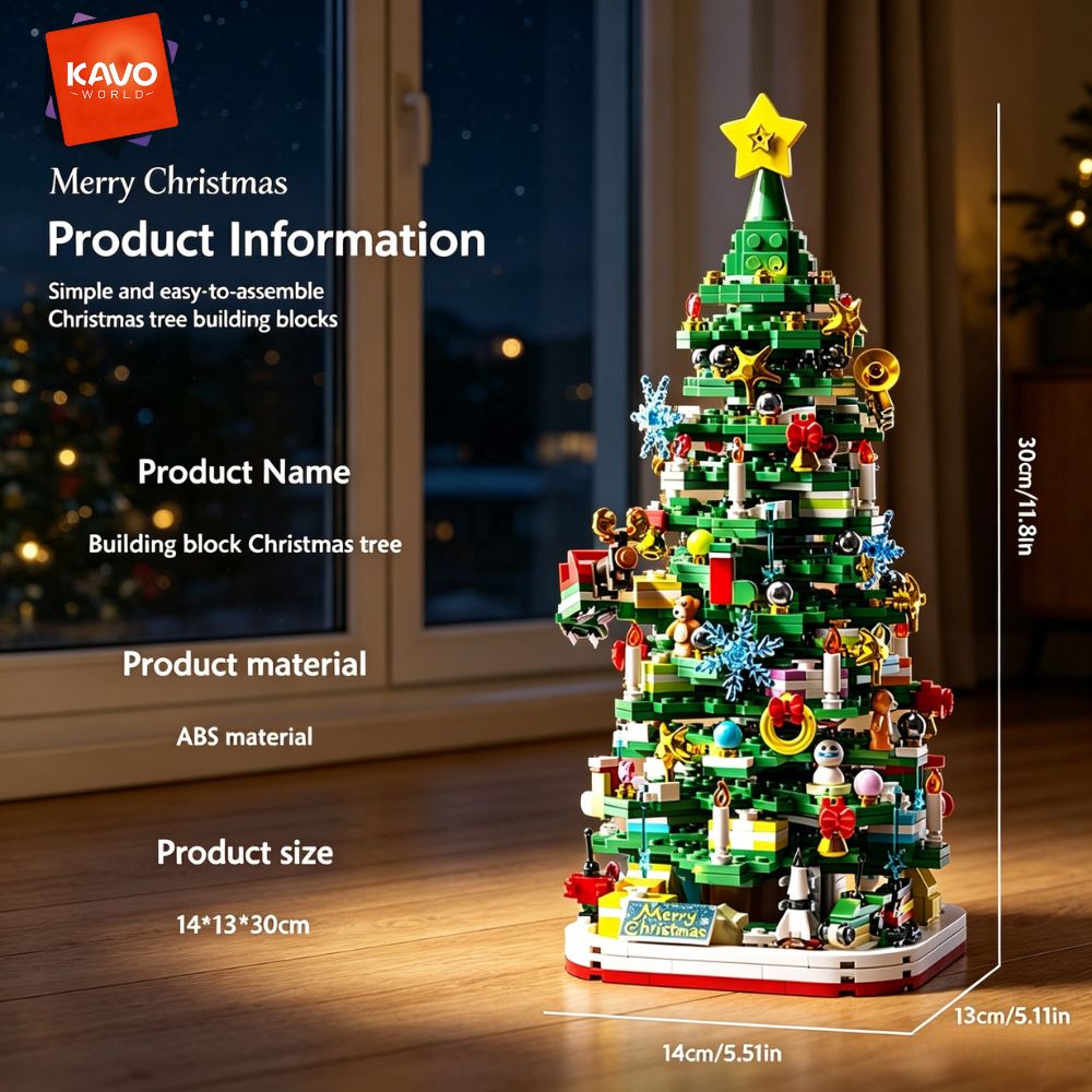 KAVOWORLD 1024pcs Christmas Tr - огляд і ціна Desk Setup Needs