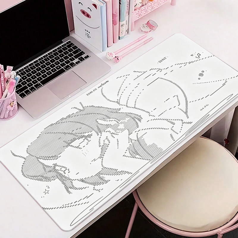 1Pcs Leather Mouse Pad Anime A - огляд і ціна Desk Setup Mat