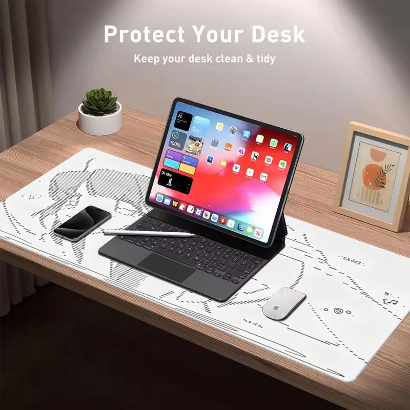 1Pcs Leather Mouse Pad Anime A - огляд і ціна Desk Setup Mat
