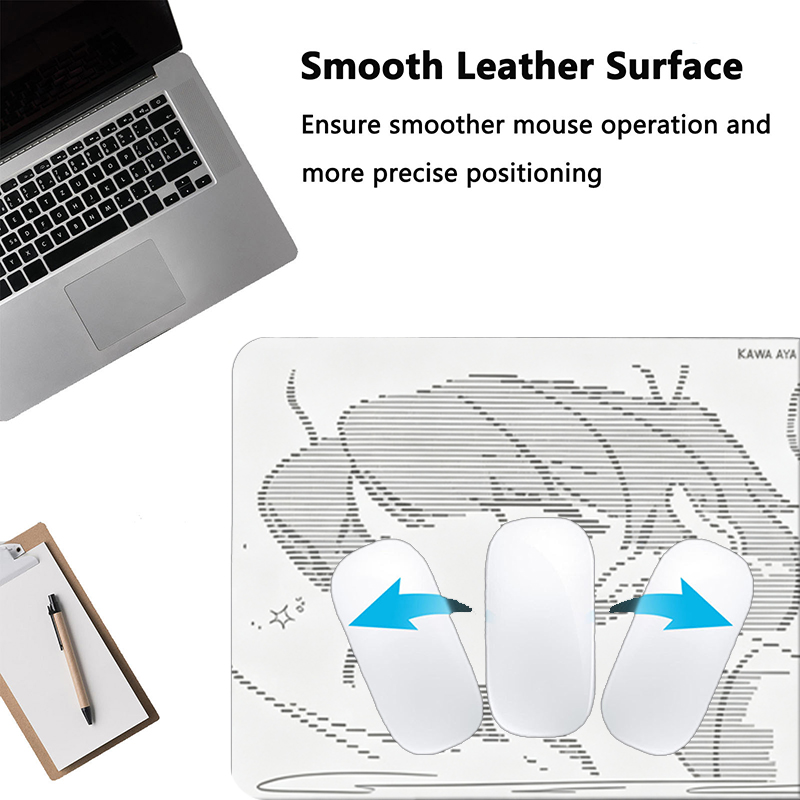 1Pcs Leather Mouse Pad Anime A - огляд і ціна Desk Setup Mat