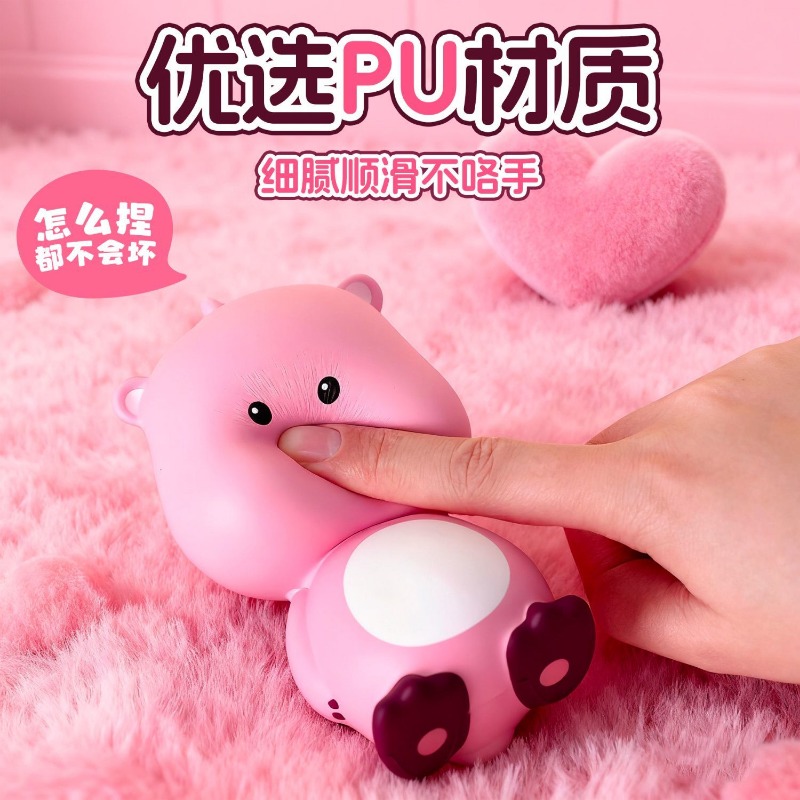 Cute beaver Loopy pink slow re - огляд і ціна Korean Desk Setup