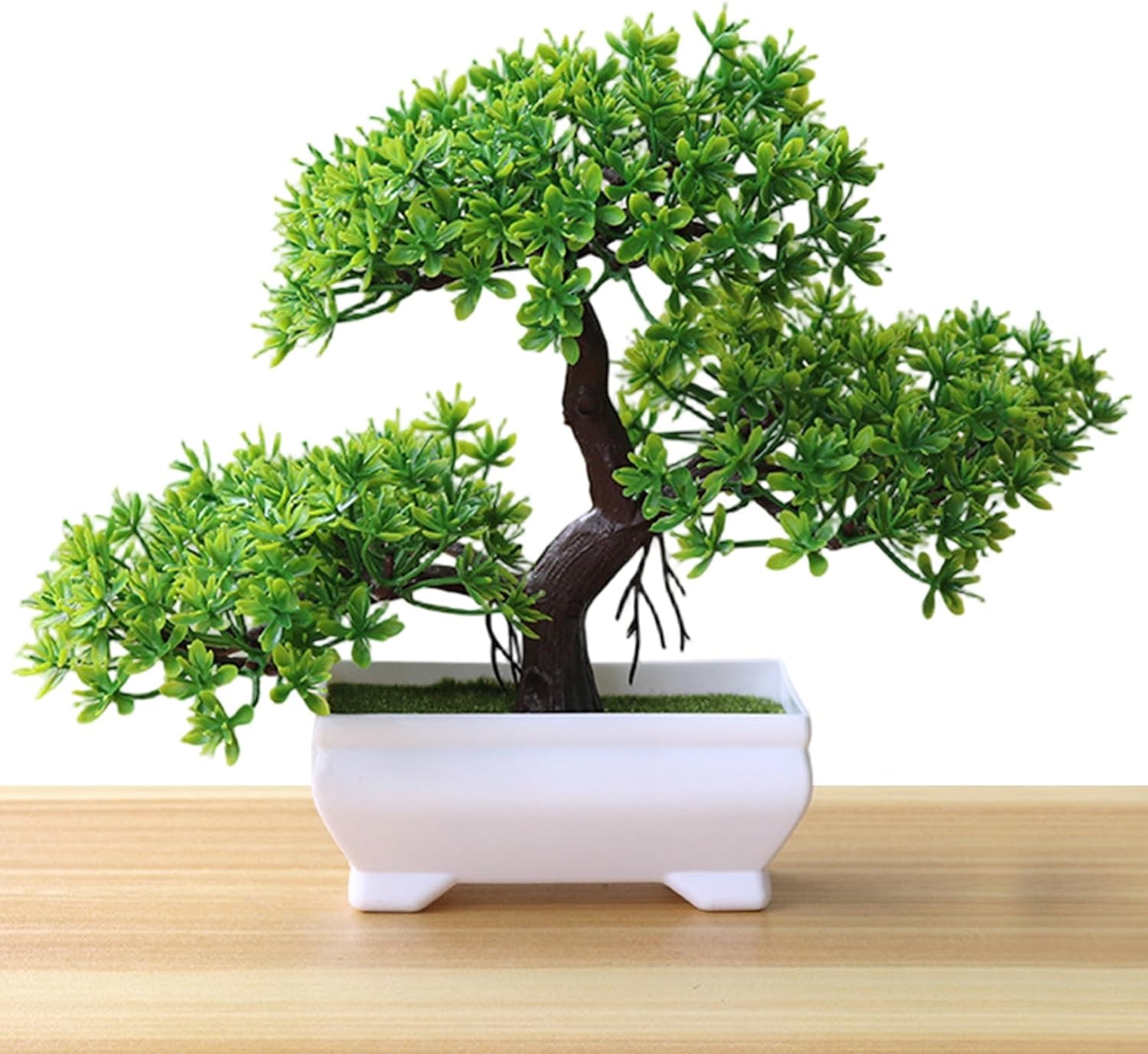 1/2Pcs Artificial Bonsai Tree  - огляд і ціна Desk Setup Plant